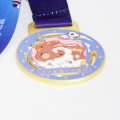 China Manufacturer 3D Marathon race medal Custom gold silver copper bronze 42K running medals